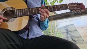 Юрий Визбор - Речной трамвай - кавер, аккорды на семиструнной гитаре, разбор - как играть.