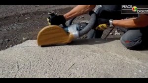 Как провести резку камня, бетона без пыли, простой способ подручными средствами, без затрат