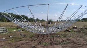 EME 10m dish.Travel in Saratov region