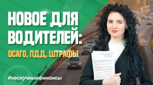 Новое для водителей: ОСАГО, ПДД, штрафы