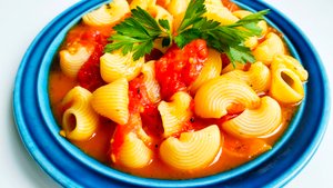 🍅🍝🌿Сочные макароны в соусе из спелых помидоров💯 Макароны без варки все в одной сковороде🌿