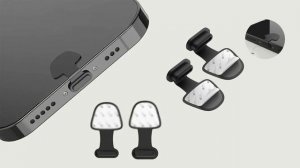 Пылезащитная заглушка USB Type-C  разъёма телефона.