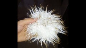 МК:  Простой парик для куклы из искуственного меха