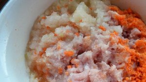 Манты с морковью