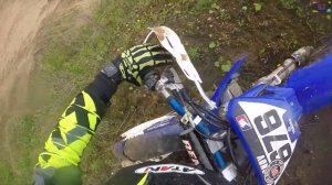 Эндуро на yamaha wr250f.Снова хвост.Тренировка вилли.