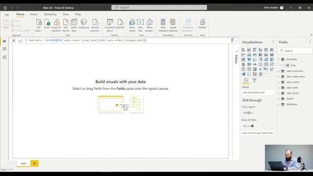 Как создать Календарь в Power BI | Основы моделирования смотреть онлайн