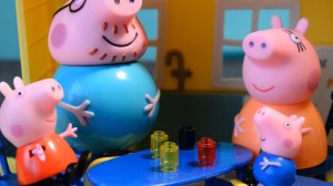 Свинка Пеппа Икота.Пеппа и ее семья Мультфильм для детей.Peppa Pig Toys