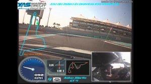 How fast is an Aston Martin GT4 @ Yas Marina Circuit - Abu Dhabi UAE?