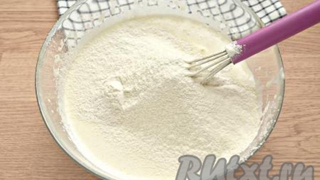 Манник с кокосовой стружкой на кефире
