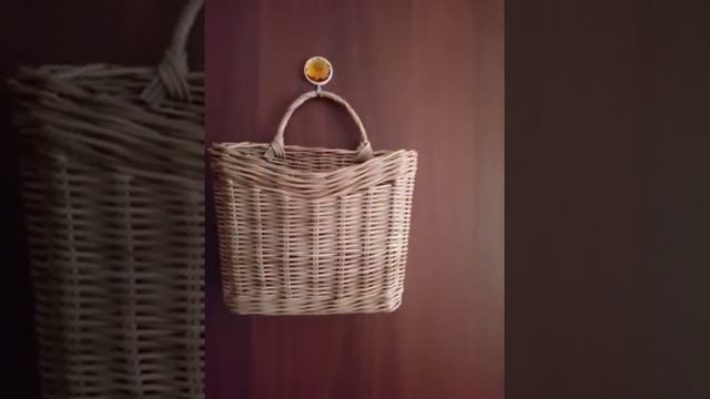подвесная корзинка из бумажной лозы