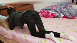 Woman Freeze by Remote