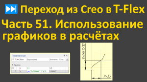 ⏭Переход из Creo в T-flex. Часть 51. Использование графиков в расчётах.