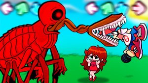 Красный МОНСТР из АДА против Бойфренда во Friday Night Funkin' VS RED MONSTER