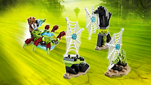 Сборка и обзор Lego Chima 70138 Web Dash