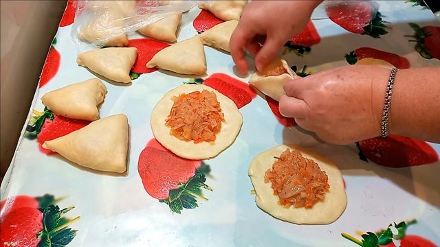 Как приготовить постные жареные пирожки с капустой тесто на закваске.