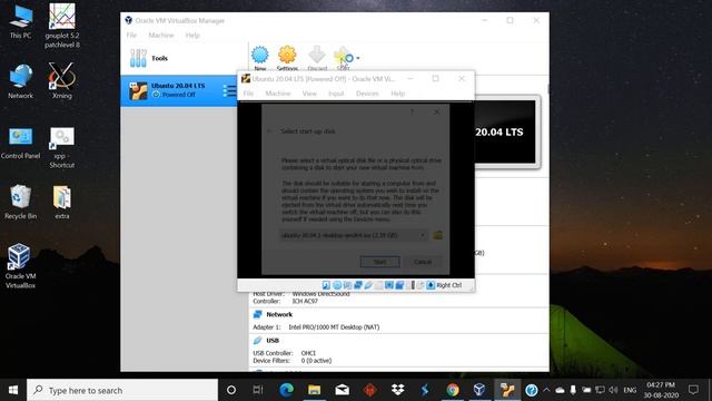 How to install Ubuntu 20.04 on VirtualBox 6.1 in Windows 10 Host system || VirtualBox || Ubuntu || смотреть онлайн