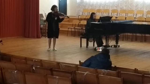Г.Гендель Соната 4 3 і 4 частини О.Кравчук Гумореска. Марія Яловець 12 років