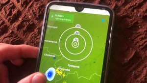 К нам приблежается мощная грозы на радаре