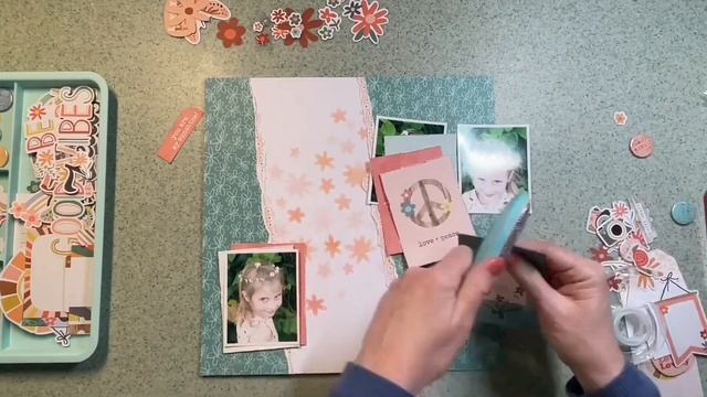 Hey Little Magpie DT, Simple Stories - Boho Sunshine Collection layout 2 #hlm #SSBohoSunshine смотреть онлайн