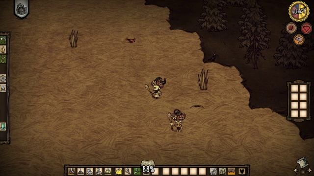 Учусь играть. Don't starve together. Первый взгляд смотреть онлайн