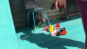 Научила свою маму квадробике