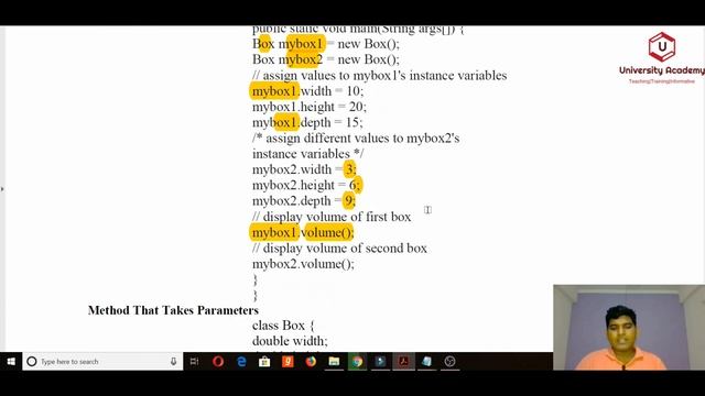 WT23:Web Technology,Java Programming for beginners, Class and Object in java,Method in Java|Example смотреть онлайн