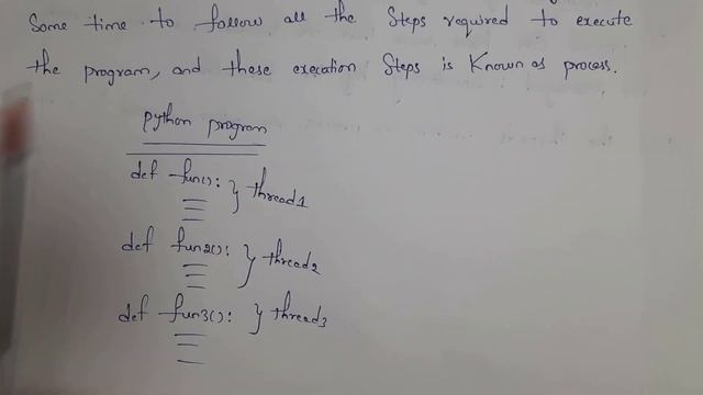 process and thread in python | processes | threads | difference between process and thread in pytho