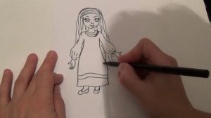 Как нарисовать девочку. Уроки рисования для детей. Drawing lessons for children. How to draw a girl