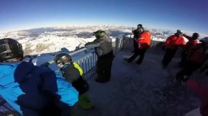 The amazing view from top of Marmolada 3343m GoPro