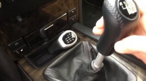 Замена ручки КПП на BMW E60