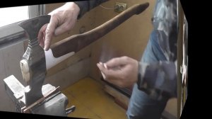 ПОДАРОЧНЫЙ ТОПОР из старого мясного топора. Часть 3.