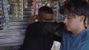 💈Acupressure Indian Street Barber Head Massage On The Quiet Roadside