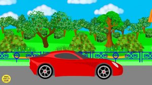 Развивающие мультики про машинки. Учим цвета и цифры.