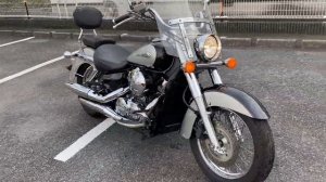 показ в мотосалоне Япония Мотоцикл круизер Honda Shadow 750 рама RC50 гв 2012 серебро черный