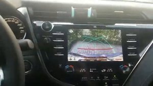 Camry v70 Престиж камера заднего вида