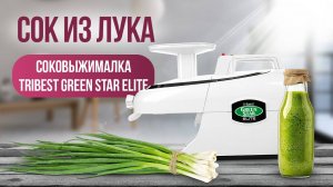 Сок из лука в соковыжималке Tribest Green Star Elite