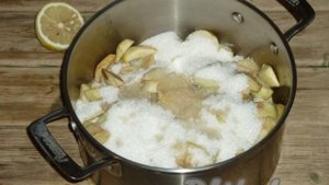 Варенье из яблок с лимоном