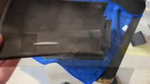 W211(снятие деревян.вставки пепельницы)