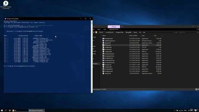 072 Installing MongoDB on Windows смотреть онлайн
