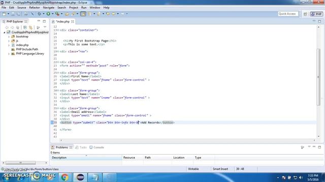 Crud Project Use Php Data Objects  Part 1