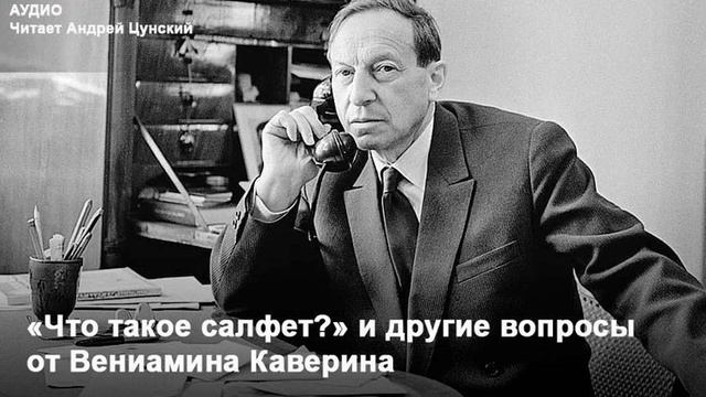 Андрей Цунский. «Что такое салфет?» и другие вопросы от Вениамина Каверина смотреть онлайн