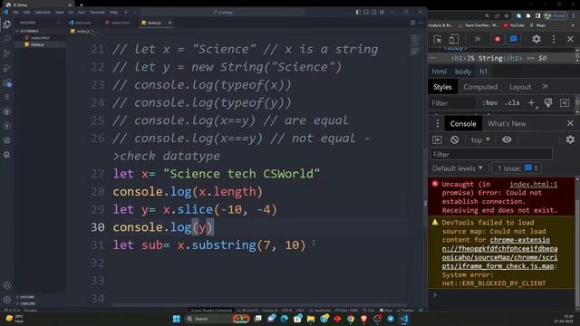 ? ?String || JavaScript Strings Tutorial: Working with String Methods and Syntax