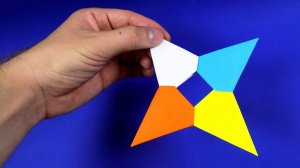Как сделать сюрикен из бумаги. Оригами сюрикен из бумаги. How To Make a Paper Ninja Star Shuriken