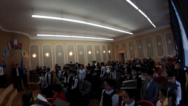 Клятва гимназистов.ЯНА ЗЕЛИНСКАЯ.14 НОЯБРЯ 2015 МИНСК смотреть онлайн