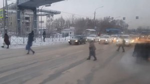 Кемерово, трамвай 71-619КТ № 121, маршрут № 8 — поездка до КЭМЗ