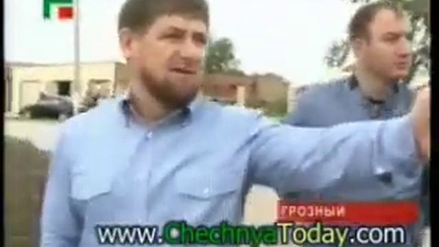 Рамзан Кадыров, инспекционная поездка. Грозный,