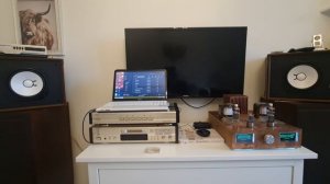 Сравнение мини-дисковой деки Denon dmd-800 и ЦАПа Denon DA-500G+Yamaha NS-451, ламповый однотакт