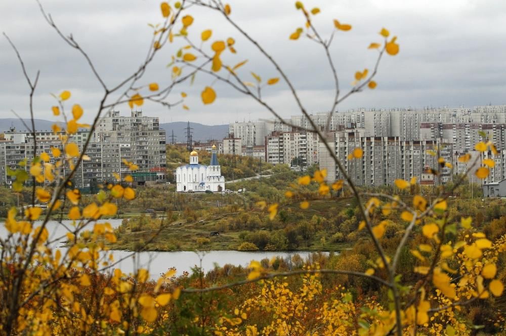 Мурманск осенью фото
