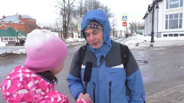 Масленица. Опрос про блины смотреть онлайн