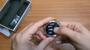 K52 smartwatch unboxing and quick menu view